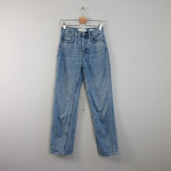 Aritzia Denim - Aritzia Denim Forum The Joni Women's High Rise Loose Jeans 23 Blue Slouchy 576